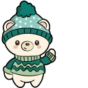 Christmas Tree and Polar Bear cursor
