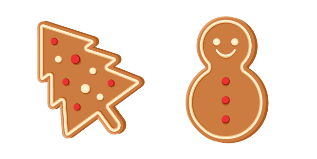 Christmas Tree and Snowman Cookies