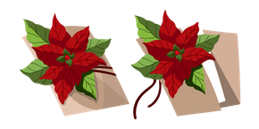 Christmas Wish List with Poinsettia
