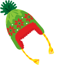 Ugly Christmas Sweater and Hat pointer