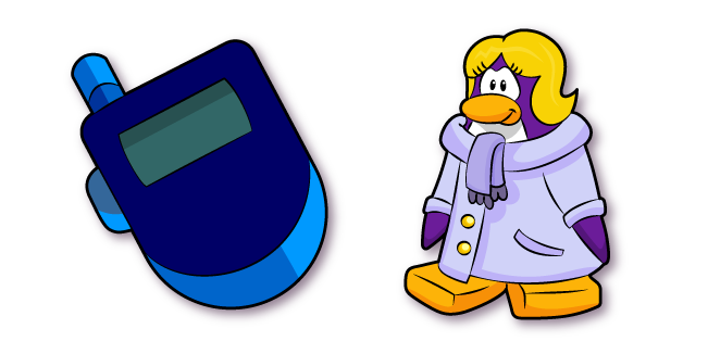 Club Penguin Dot the Disguise Gal and Spy Phone