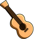 Club Penguin Franky and Guitar pointer