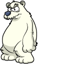 Club Penguin Herbert P. Bear and Popcorn cursor