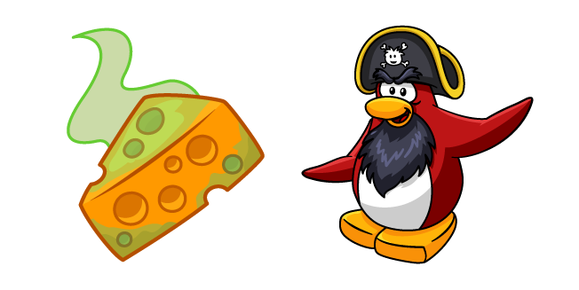 Club Penguin Rockhopper and Stinky Cheese