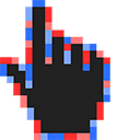 3D Glasses Pixel cursor