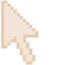 Almond Beige Pixel pointer