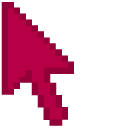 Amaranth Red Pixel pointer