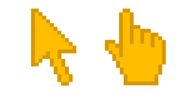 Amber Orange Pixel