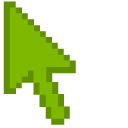 Apple Green Pixel pointer