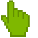 Apple Green Pixel cursor