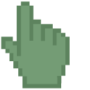 Asparagus Green Pixel cursor