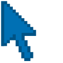 Azul Blue Pixel pointer