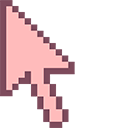 Baby Pink Pixel pointer