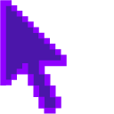Blue Indigo Pixel pointer