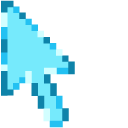 Blue Macaron Pixel pointer