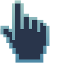 Blue Ocean Pixel cursor