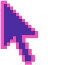 Blue-Pink Mix Pixel pointer