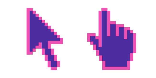 Blue-Pink Mix Pixel
