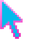 Blue Pink Pixel pointer