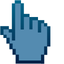 Blue Steel Pixel cursor