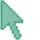 Cambridge Blue Pixel pointer