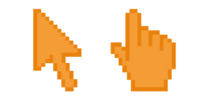 Carrot Orange Pixel