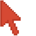 Chili Red Pixel pointer