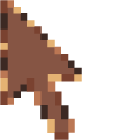 Coffee Brown Pixel pointer