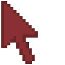 Cordovan Red Pixel pointer