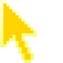 Cyber Yellow Pixel pointer