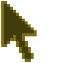 Drab Dark Brown Pixel pointer