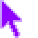 Electric Violet Pixel pointer
