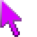 Fuchsia Pixel pointer