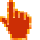Grapefruit Pixel cursor