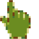 Green Avocado Pixel cursor