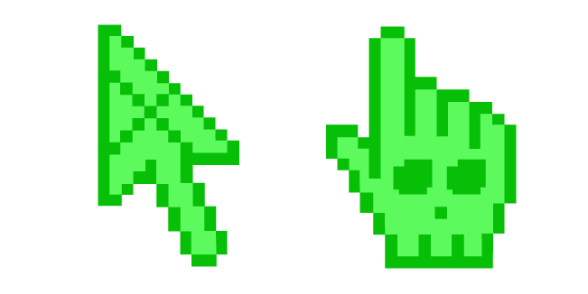 Green Skull Pixel