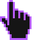 Heliotrope Pixel cursor