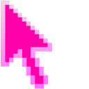Hot Pink Pixel pointer