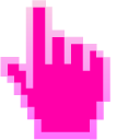 Hot Pink Pixel cursor
