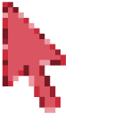 Indian Red Pixel pointer