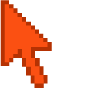 International Orange Aerospace Pixel pointer