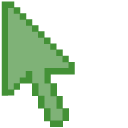 Olivine Green Pixel pointer