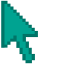 Persian Green Pixel pointer
