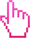 Pink Fairy Pixel cursor