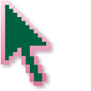 Pink Rose Pixel pointer