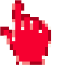 Pomegranate Pixel cursor