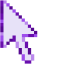 Purple Flower Pixel pointer