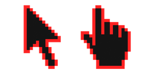 Red Orange Pixel