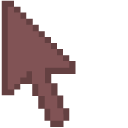Rose Taupe Brown Pixel pointer