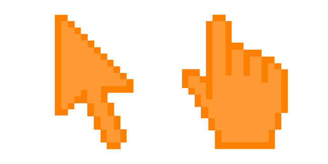Saffron Orange Pixel